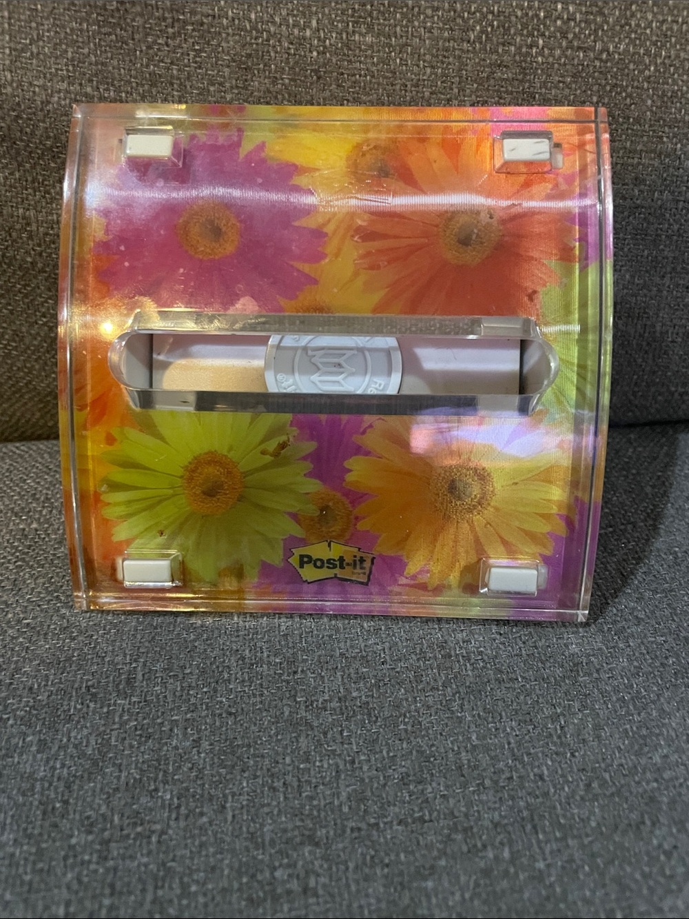 Vintage Floral 2006 3M Post-it Holder